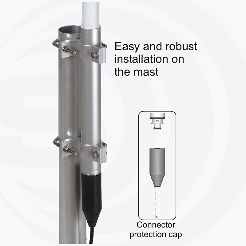ANTENA BAZOWA UHF SPO 380-2 380-470MHz 2 dBi dipol 75W N-F 78cm