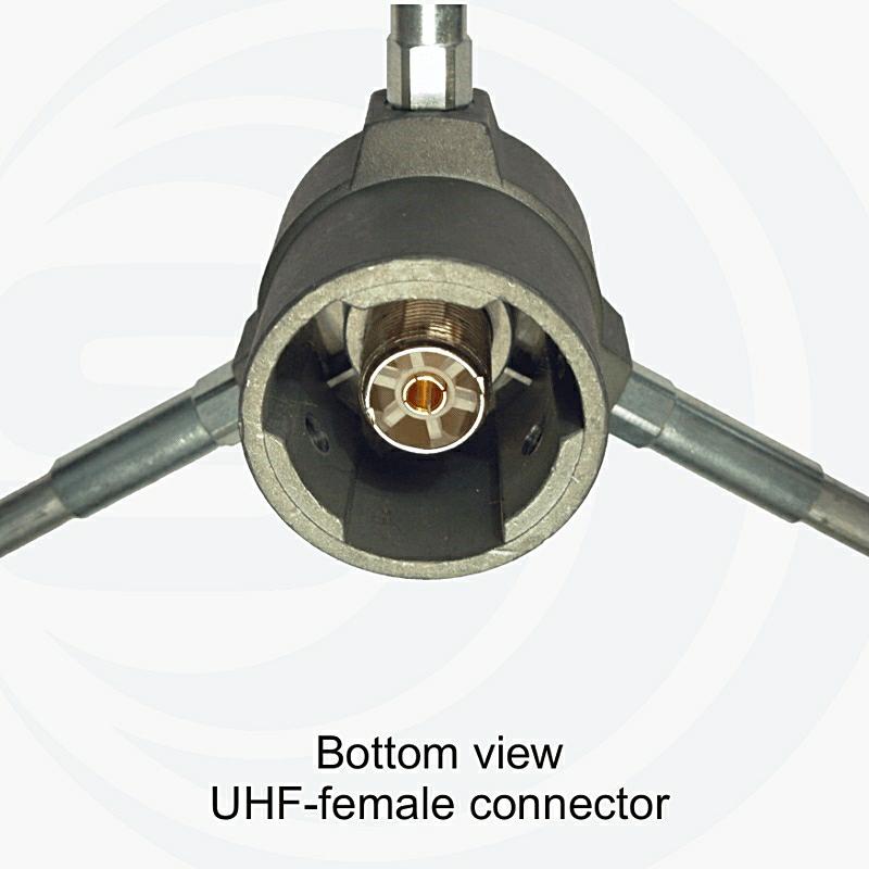 ANTENA BAZOWA VHF GP-3E 5/8 135-175MHz 3 .6dBi UHF-F 148cm strojona