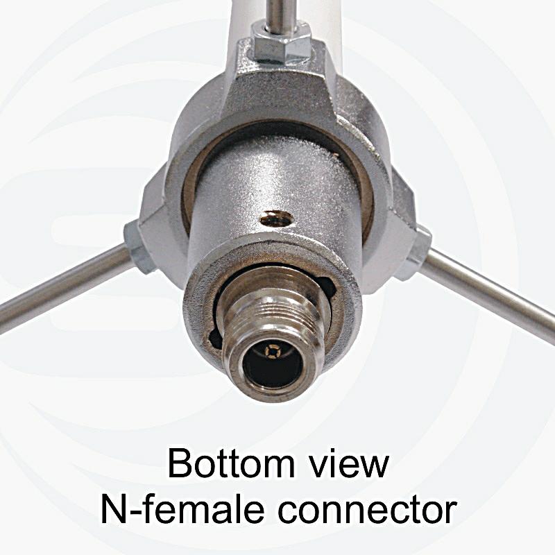 ANTENA BAZOWA VHF GPF-21N 5/8 135-175MHz 3.6dBi N-F 173cm wiatr=200km/h