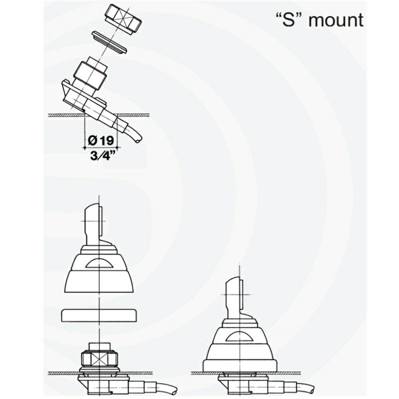 ANTENA SAM. VHF SMA 42-50/S 171cm