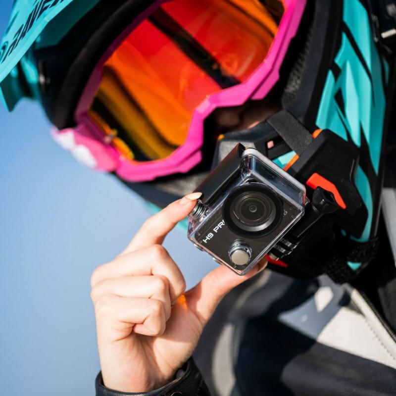 KAMERA SPORT. MIDLAND H9 PRO HD 2” LCD wodoszczelna+elem.mocowania+accu 1000