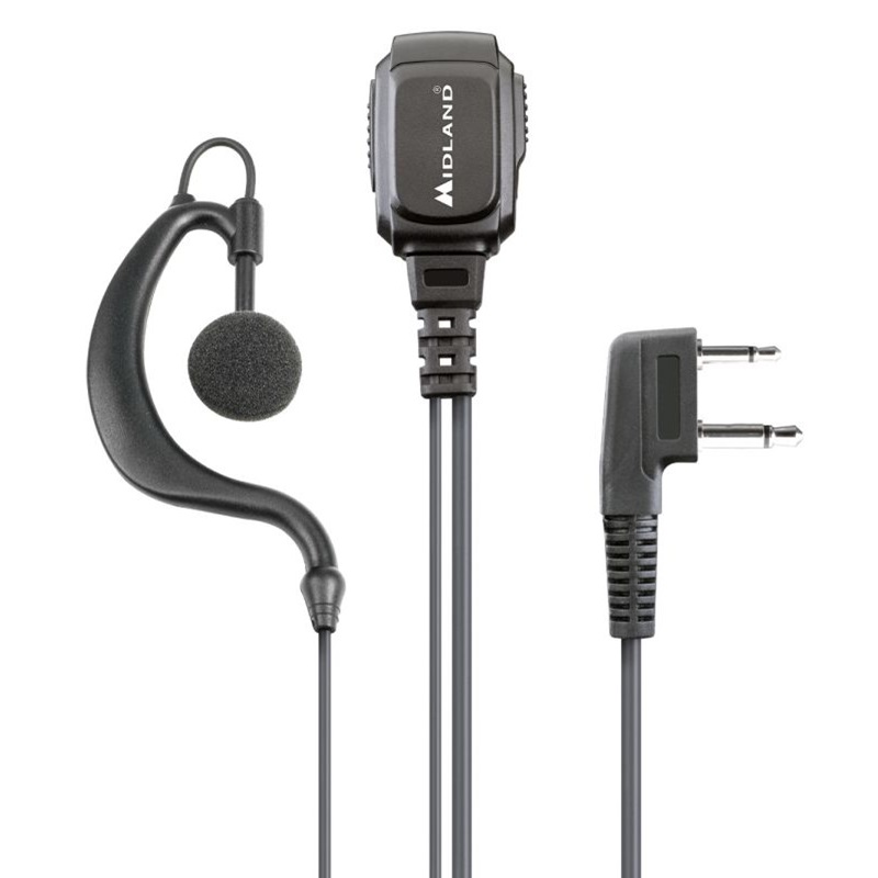 MIKROFONOSŁUCHAWKA MA21-L PRO PTT 2pin Midland/Icom