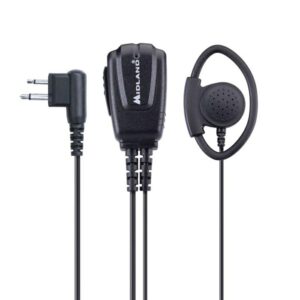 MIKROFONOSŁUCHAWKA MA24-M na ucho+PTT  2 pin Motorola