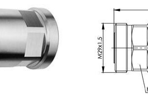Prywatne: 7/16-F GNIAZDO NA 7/8″ SIMFix wcis/skręc IP67