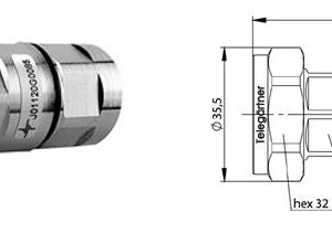 Prywatne: 7/16-M WTYK NA 1/2″ LDF wcisk/skręcane IP68 G21