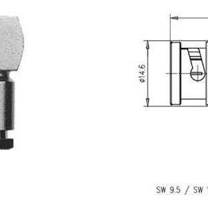 Prywatne: BNC-M WTYK KĄTOWY NA RG-174/316 lut