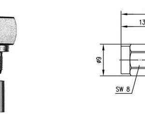 Prywatne: R-SMA-M WTYK KĄTOWY NA CNT-240/H155 lut/ zagn G30