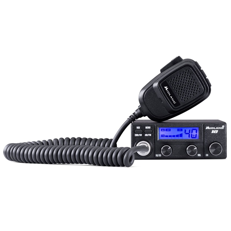 RADIO CB MIDLAND 18 AM/FM/ASQ/VOX GW