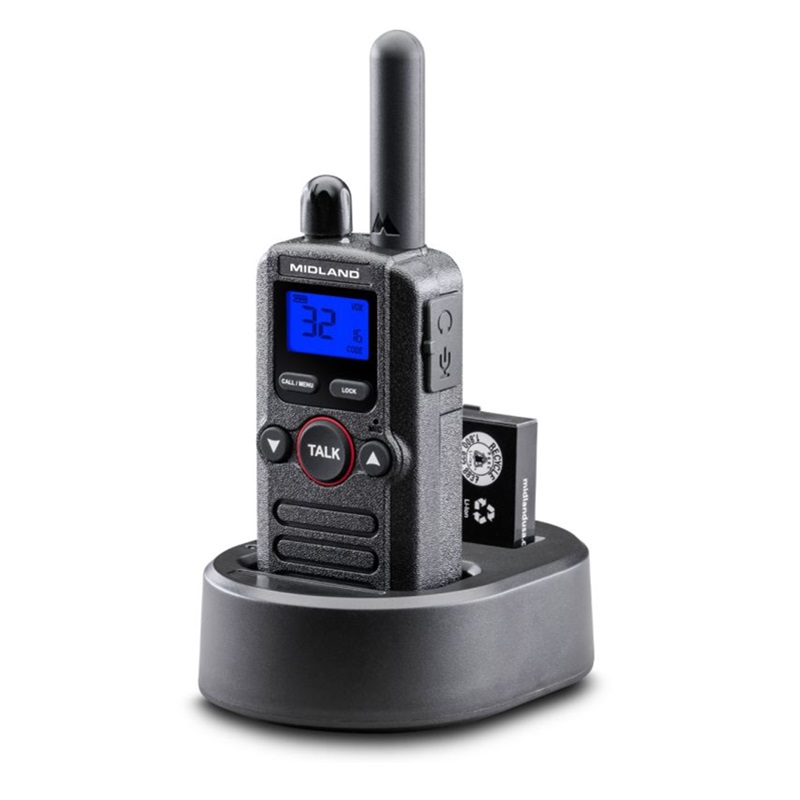 RADIO PMR MIDLAND BR180 16ch ład.stoł.+ mikrofonosł.