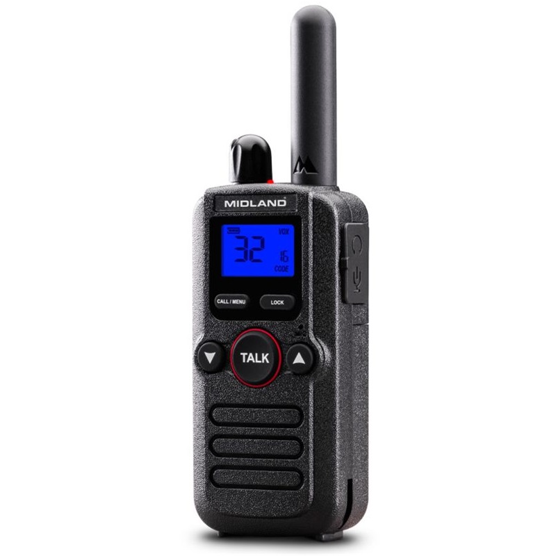 RADIO PMR MIDLAND BR180 16ch ład.stoł.+ mikrofonosł.