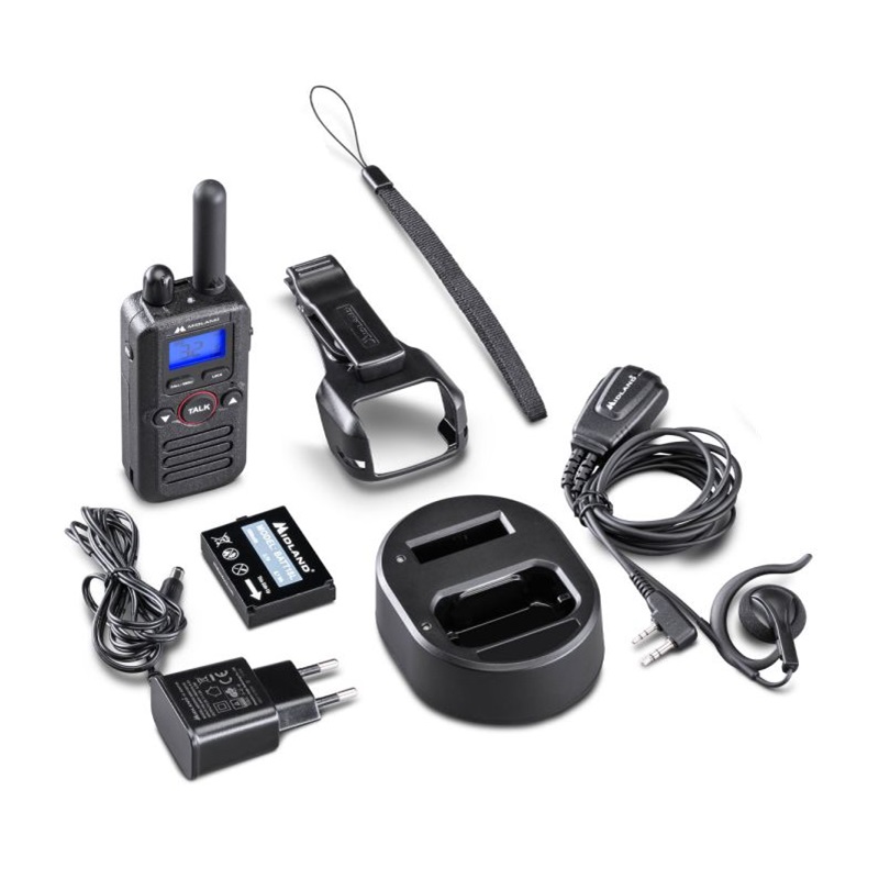 RADIO PMR MIDLAND BR180 16ch ład.stoł.+ mikrofonosł.