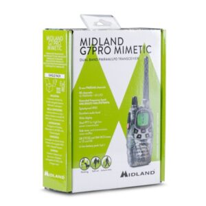 RADIO PMR MIDLAND G7-PRO Mil PMR/LPR  ra dio+ład.ścien.+4accu