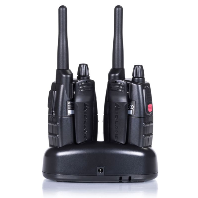 RADIO PMR MIDLAND G7-PRO Twin PMR/LPD k pl=2szt+ład.st+2xpakiet 800mAh