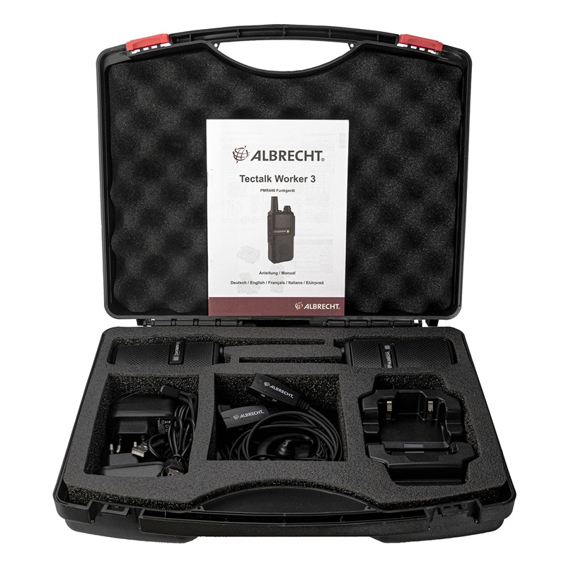 RADIO PMR TECTALK WORKER-3 walizka=2rad ia+akcesoria