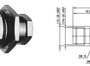 TNC-F GNIAZDO MONTAŻOWE NA RG-58/CNT195  lut/skr  G1