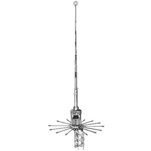ANTENA BAZOWA CB SIRIO 2016 16przeciwwag  3,5dBi 610cm