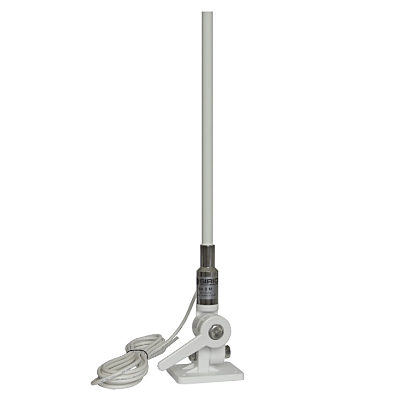 ANTENA MORSKA SB-3M 155.5-160MHz 148cm 3 /4 kabel 5m RG58 biały