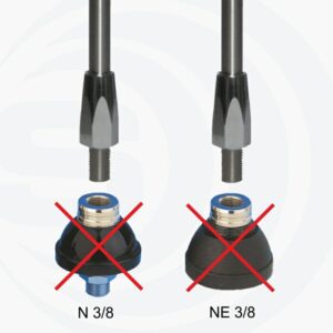 ANTENA SAM. CB PERFORMER-5000 3/8 208cm b/kabla 3/8×24 zwoje! 1500W