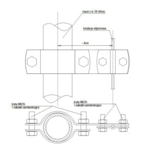OBEJMA DO ODGROMNIENIA JK50 do rur 38-50