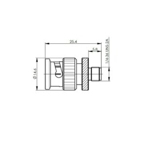 BNC-SMA REDUKCJA M-F