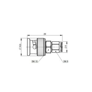 BNC-SMA REDUKCJA M-M