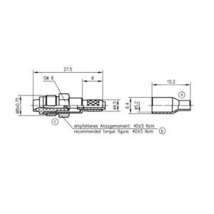 FME-F GNIAZDO NA RG-174/316 zagn/zagn G7