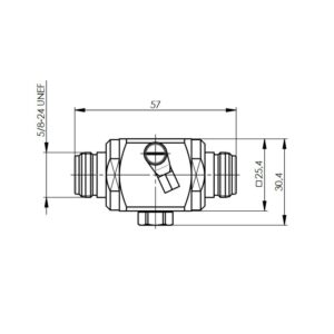 ODGROMNIK GAZOWY 230V N-F/N-F 2,5GHz kapsula w komplecie