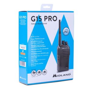 RADIO PMR MIDLAND G15 PRO New IP67  1600mAh