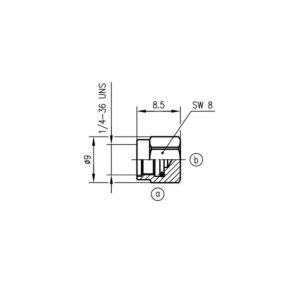 SMA ZAŚLEPKA NA GNIAZDO IP68
