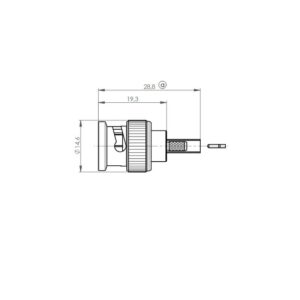 BNC-M WTYK NA RG-316 zagn/zagn profess. G7/G29