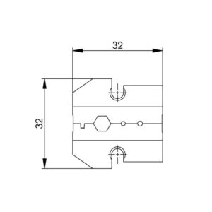 MATRYCA DO KONEKTORÓW RG316/179