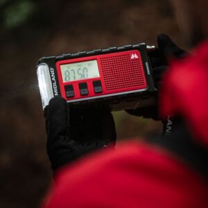 RADIO ALARMOWE MIDLAND ER300 PRO AM/FM  dynamo/solar/USB latarka 10000mAh Li-Ion