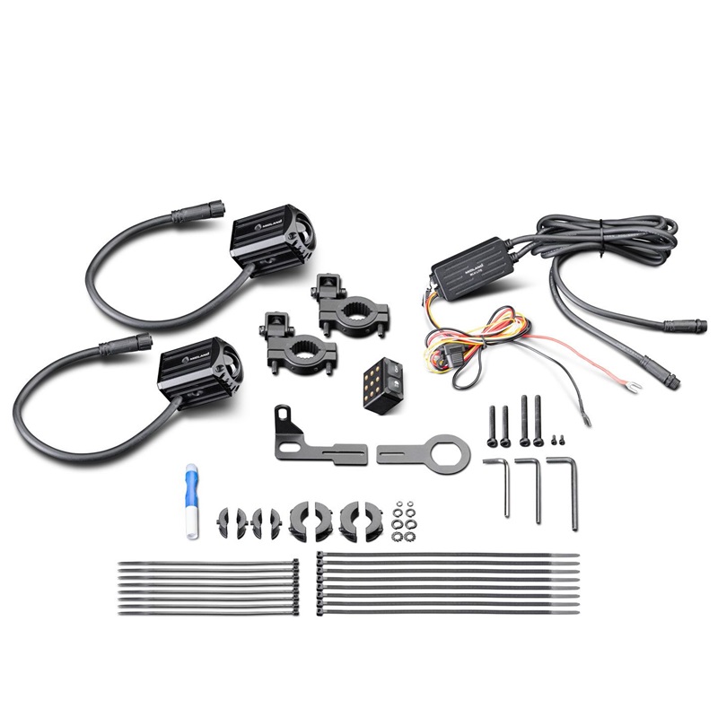 LAMPY PRZEDNIE LED MLH LITE 50W do motocykla – homologacja E57